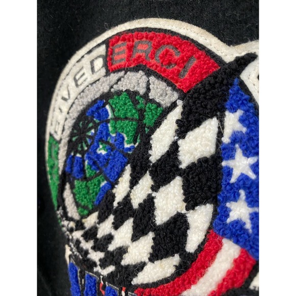 Mario Andretti Leather Jacket Mario Small 1994 Final Arrivederci Tour Italian - Picture 9 of 16
